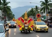 trânsito em Olinda durante o Carnaval 2026