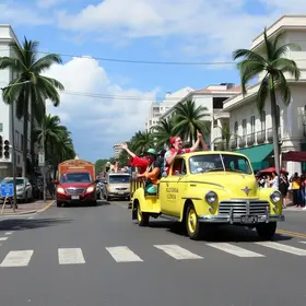 desfile do Camburão da Alegria