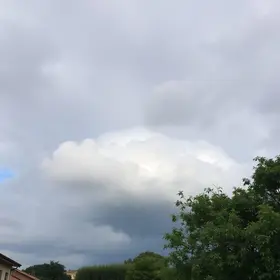 céu nublado