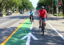 ciclofaixa em Olinda