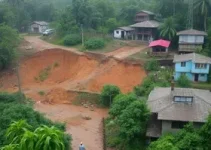 deslizamento de terra