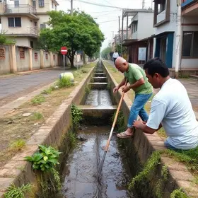 mutirão de limpeza em Olinda