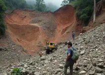 deslizamento de terra