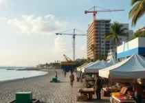 mudança temporária de comerciantes da Praia do Quartel