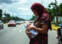 mulher dá à luz em engarrafamento