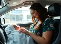 mulher dá à luz dentro de carro